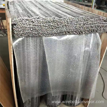 Curved Cooling Conveyor Chain Belt